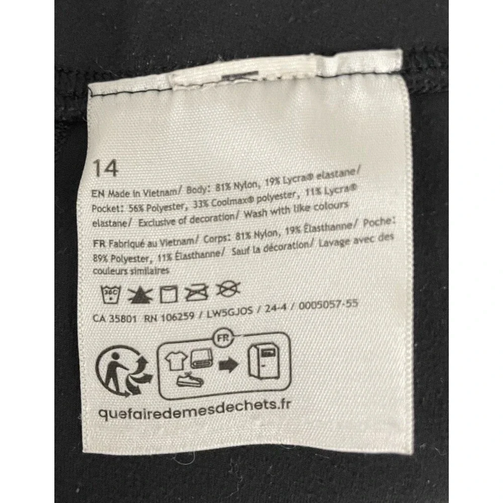Lululemon Womens 14 Align High Rise 28” Shimmer Black Nulu Legging